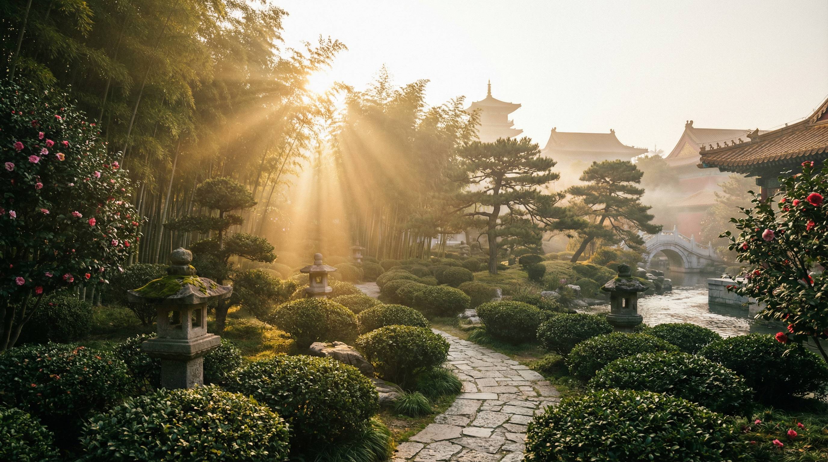 网红主播植物视频 - 茶园晨曦植物视频